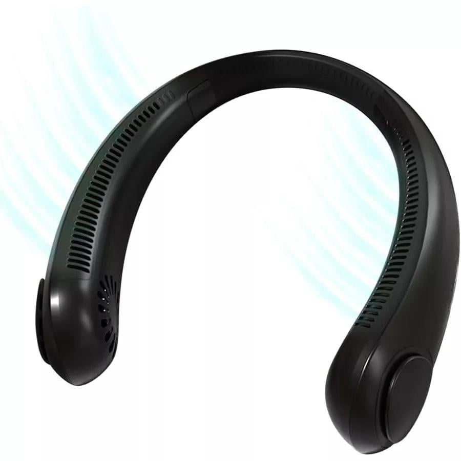 Вентилятор на шею аккумуляторный JoyPro FAN-01 USB 1200mAh Черный (c8a46a9a)