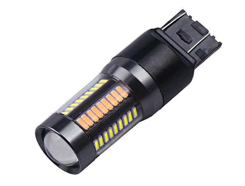 Автомобильная лампа Terra W21/5W 7443 W3x16q 4014x66SMD 12V Белый/Желтый (1313003576)