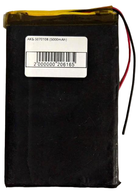 Аккумуляторная батарея литая-полимерная GD 5070108P 5000 mAh (000020616)