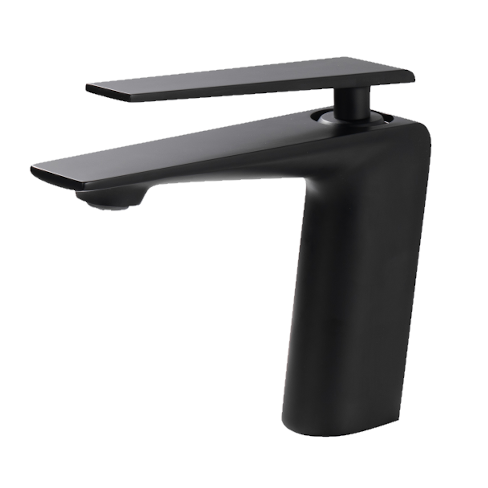 Змішувач для умивальника Nett ZB-33 одноважільний Чорний матовий (NET-081370)