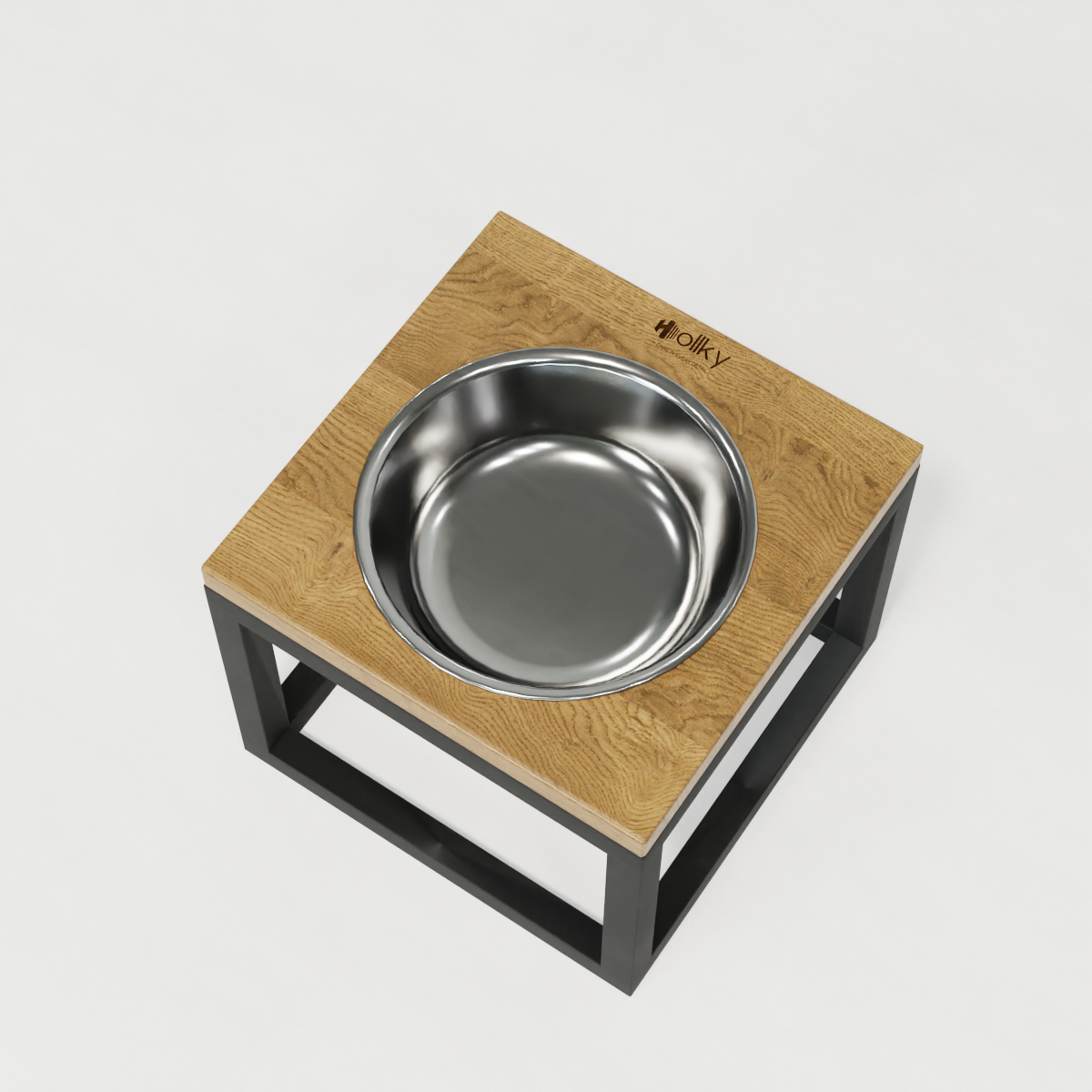 Миска на подставке для больших собак Hollky Base Solo XL 1,8 л (XL-262620-BLNT) - фото 2
