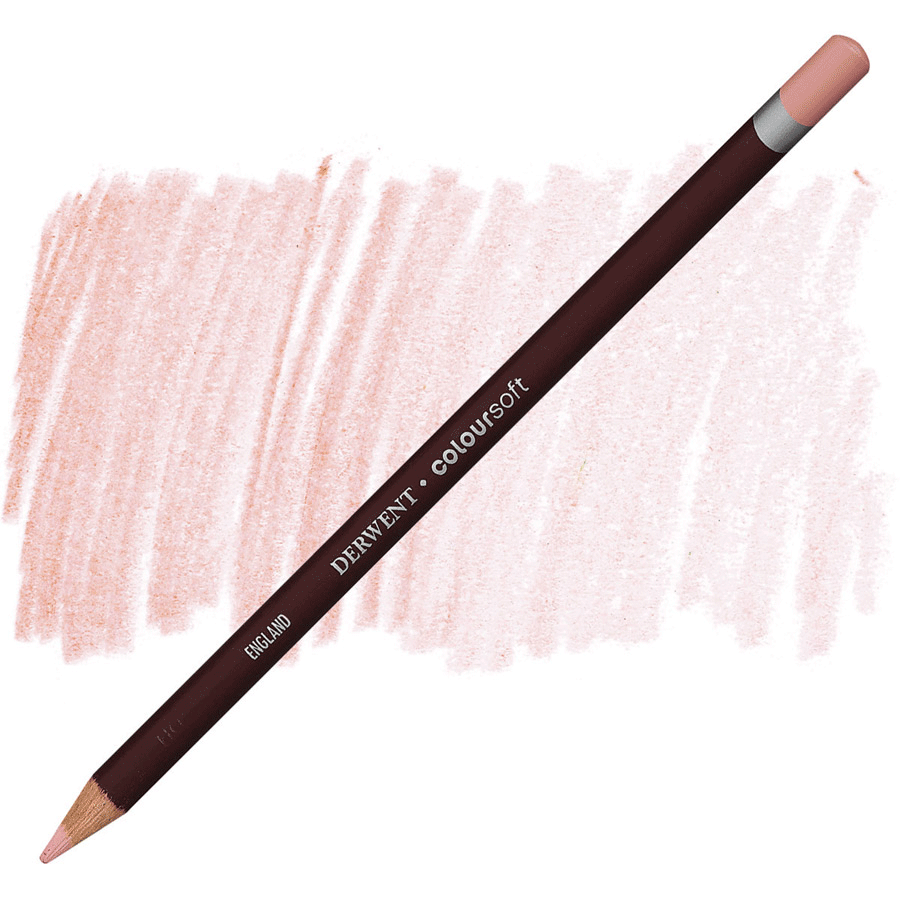 Олівець кольоровий Coloursoft С180 Rosa 700970 6 шт. Рожевий рум’яний (5028252188364) - фото 1
