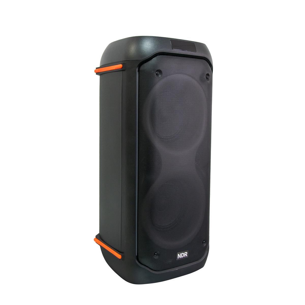 Колонка-караоке портативная Bluetooth NDR-610 2х6,5" (1010399-Black)
