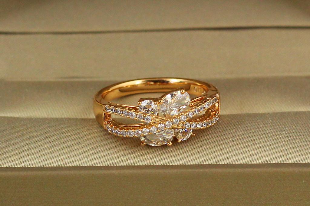 Кольцо Xuping Jewelry стихия р. 20 Золотистый (27506764)