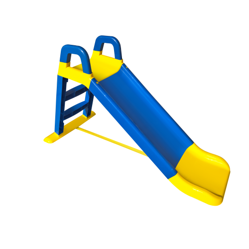 Гірка дитяча з ручками Doloni 0140/03 пластикова 140х80х40 см Синьо-жовтий (150-7-0140/03)