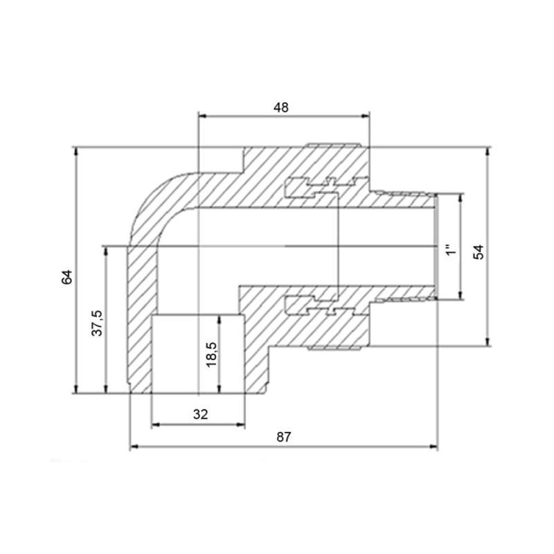 Кутик PPR Blue Ocean 32х1" 90° ЗР (FRRS00009998) - фото 2 Кутик PPR Blue Ocean 32х1" 90° ЗР (FRRS00009998) - фото 2