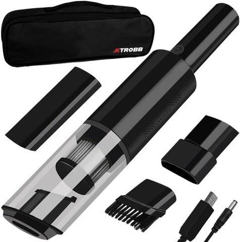 Автопылесос портативный с аккумулятором с насадками в чехле Автопылесос портативный с аккумулятором с насадками в чехле