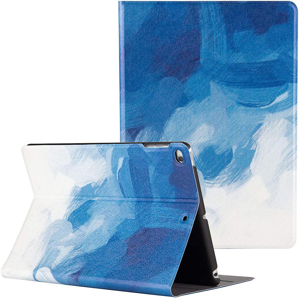 Чехол книжка SilkCase Marble для iPad 9,7 Air/Air 2/2017/2018 Blue (18687)