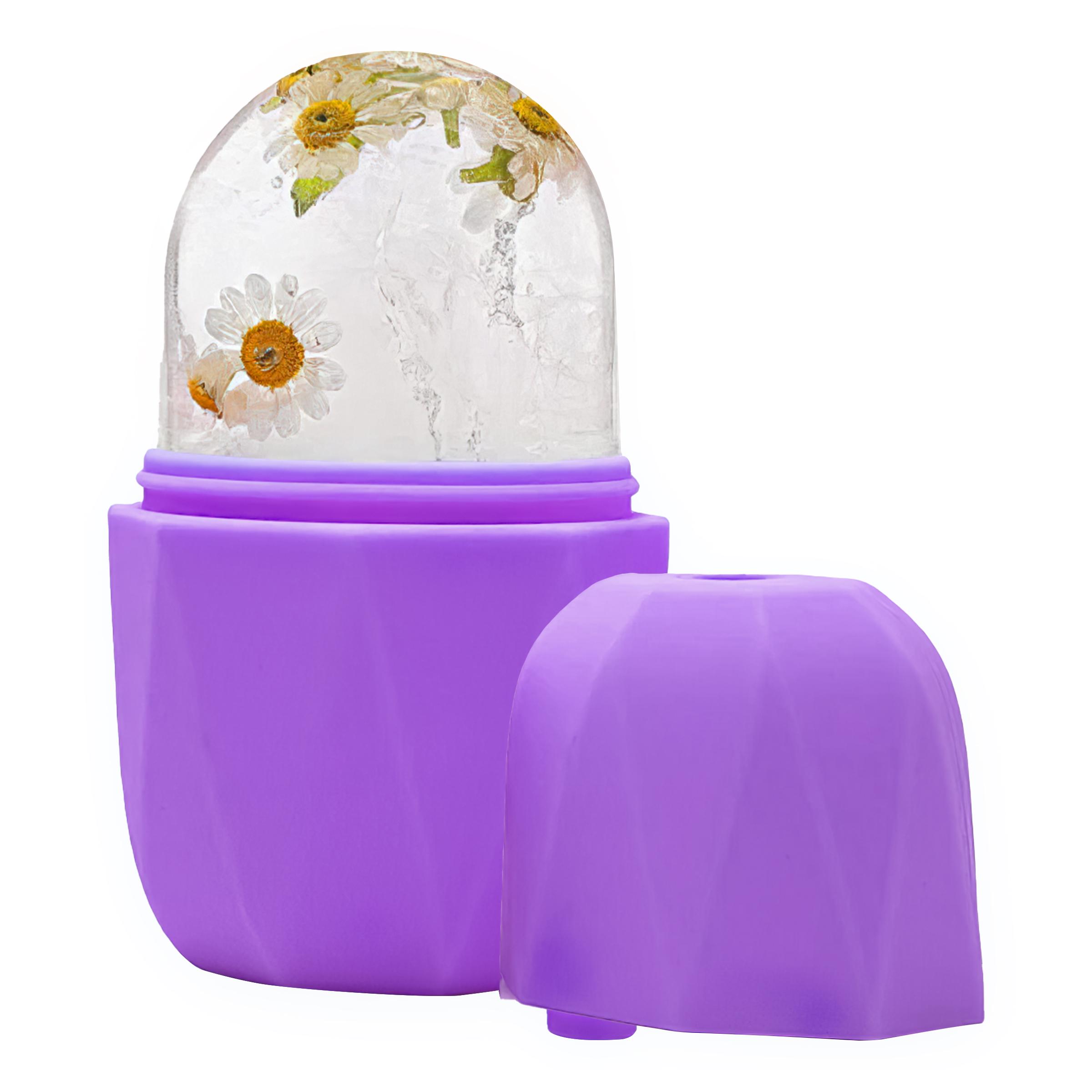 Форма-масажер ролик для обличчя льодом Ice Roller Фіолетовий - фото 3 Форма-масажер ролик для обличчя льодом Ice Roller Фіолетовий - фото 3