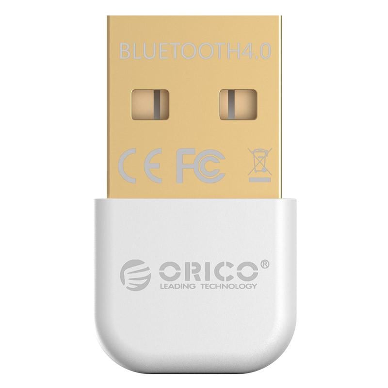 Адаптер USB Orico Bluetooth 4.0 для компьютера Белый (BTA-403-WH) - фото 1