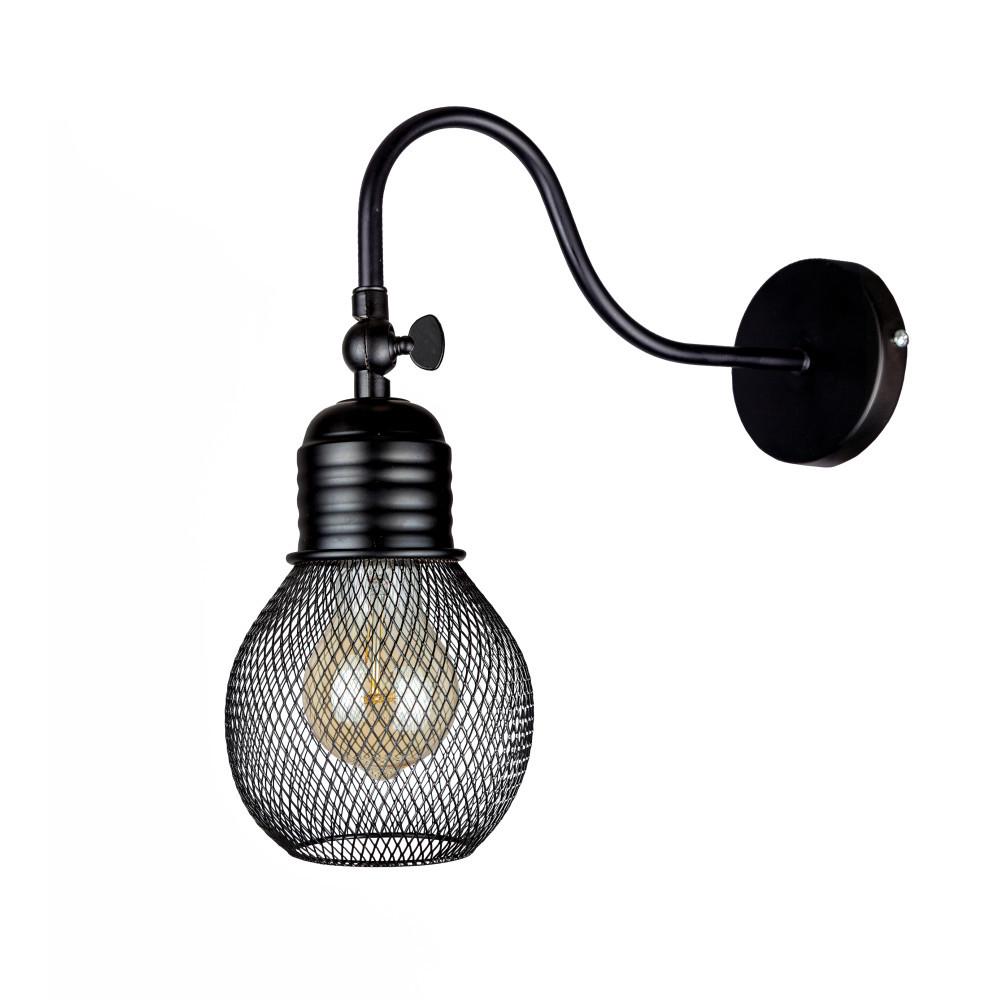 Бра 907W004F3-1 BK Черный (LVS1836)