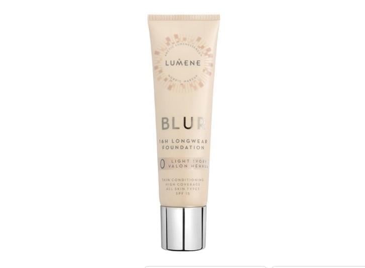 Крем тональный стойкий Lumene Blur 16H longwear Foundation Spf 15 0 Light Ivory 30 мл (2579522947)