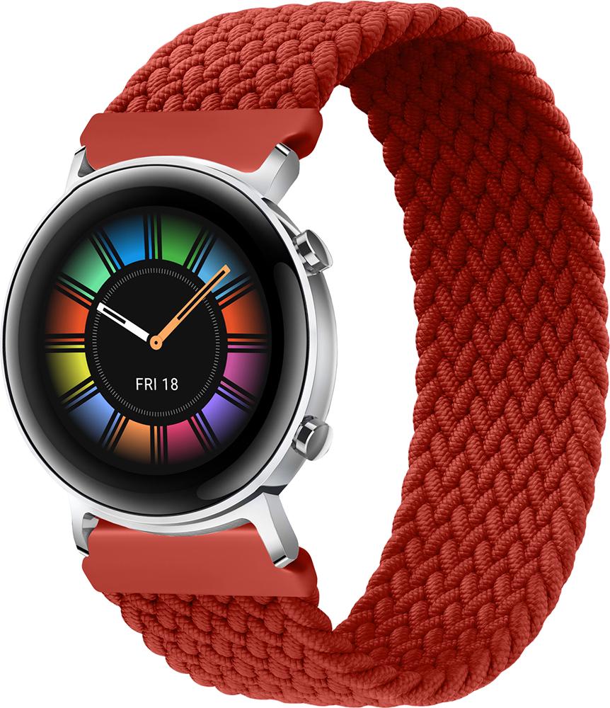 Ремешок Solo Loop для Huawei Watch GT 2 42 мм (145 мм) Red (22236-2D)