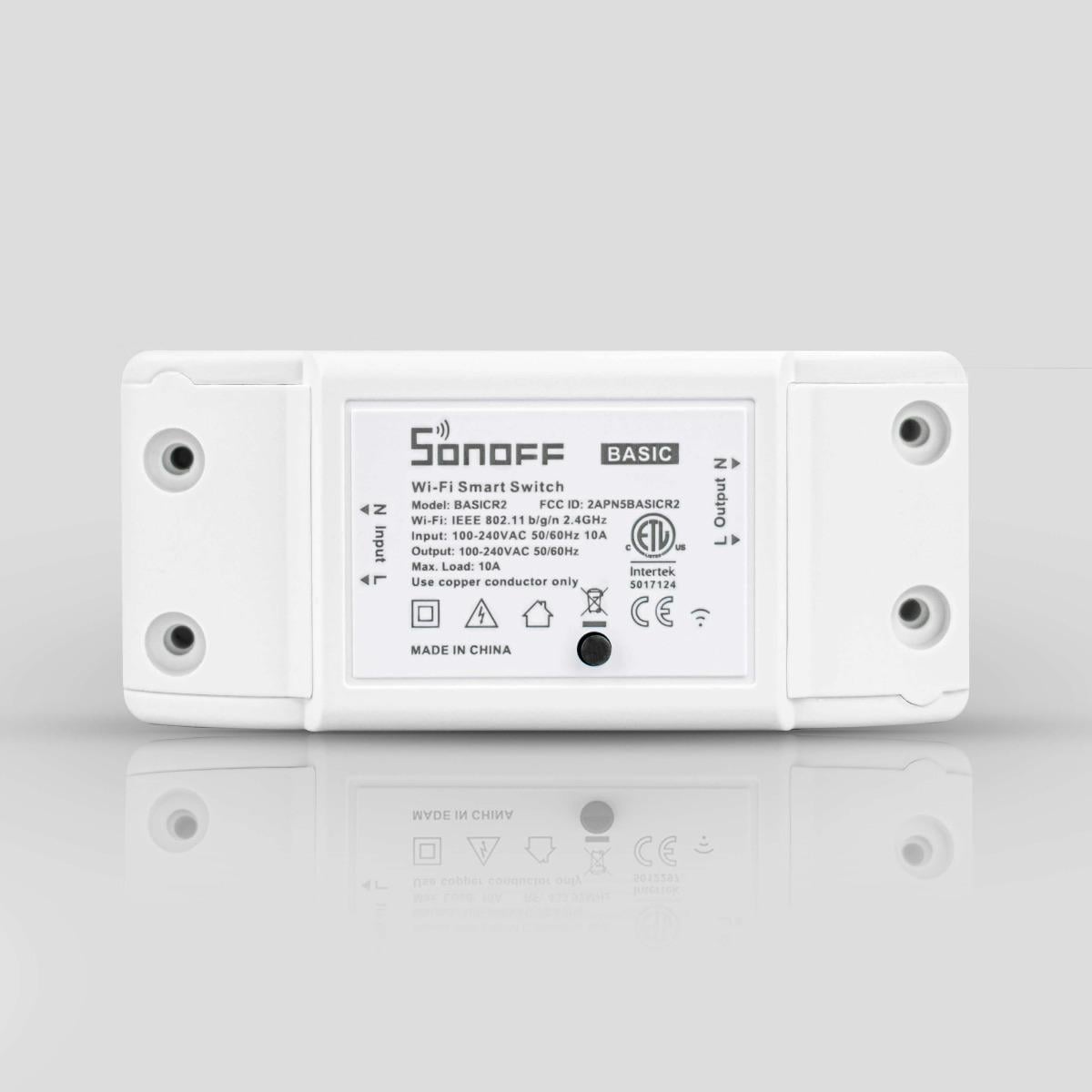 Реле одноканальное Wi-Fi Sonoff Basic R2 (WH00231)