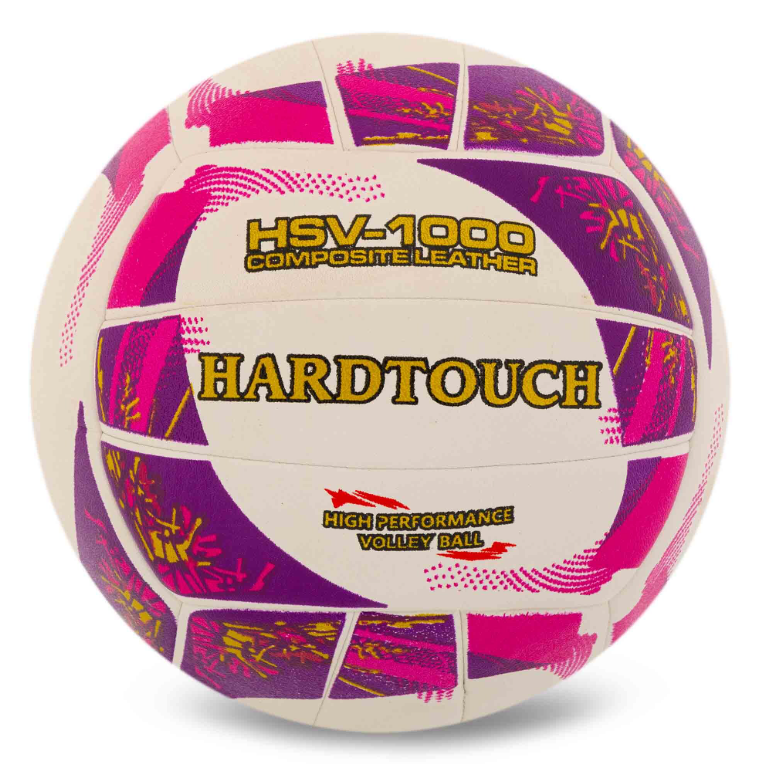 Мяч волейбольный HARD TOUCH VB-4058 COMPOSITE LEATHER Бело-розовый (29655017) Мяч волейбольный HARD TOUCH VB-4058 COMPOSITE LEATHER Бело-розовый (29655017)