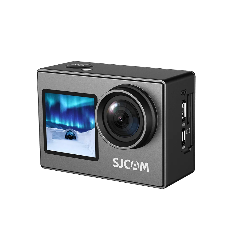 Екшн-камера SJCAM SJ4000 Dual Screen 4K Wi-Fi з водонепроникним кейсом до 30 м Black