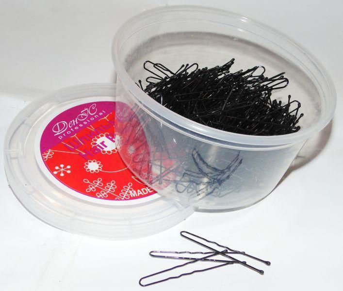 Заколки для волос ДенІС professional 45 мм 300 шт. Черный (1453069964)