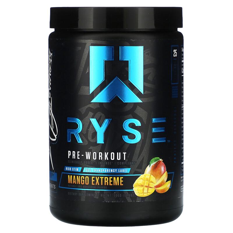 Предтренировочный комплекс Ryse Supps Pre-Workout Mango Extreme 305 г Предтренировочный комплекс Ryse Supps Pre-Workout Mango Extreme 305 г