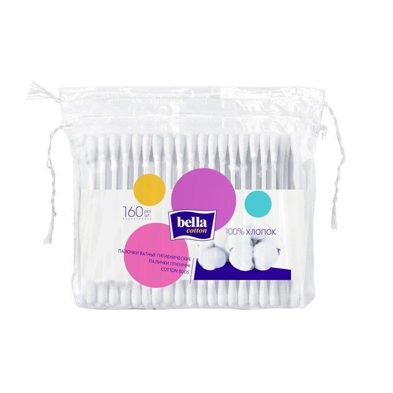 Ватні палички Bella Cotton поліетиленова упаковка 160 шт.