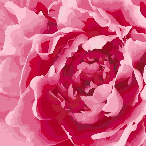 Набор для росписи по номерам Идейка Увлекательной букет 40х40 см (КНО3060-mt)