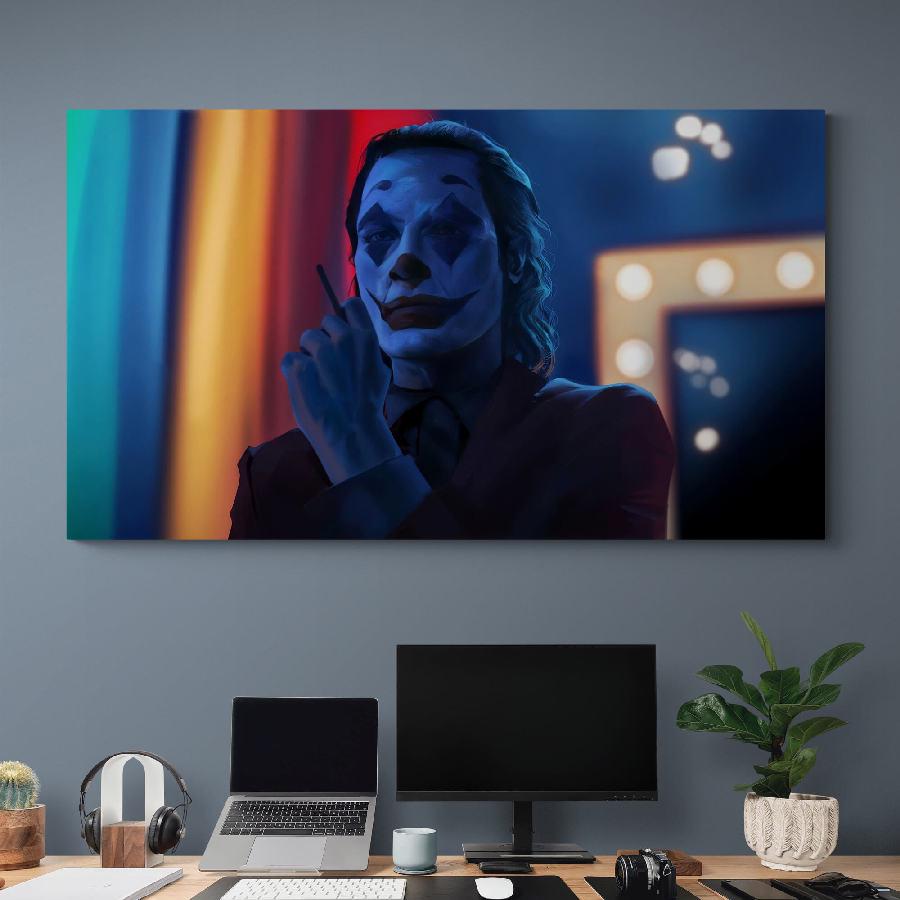 Картина на холсте HolstPrint Joker 50х100 см