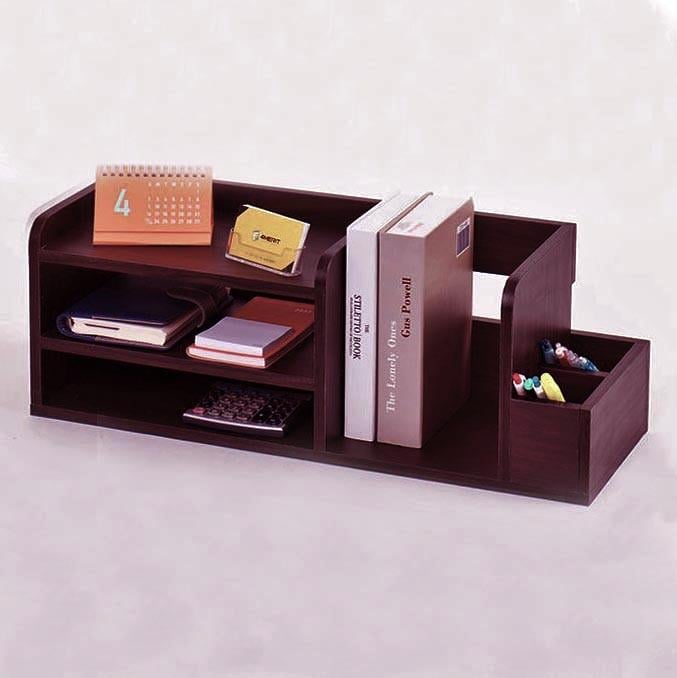 Полка-надстройка настольная из дерева Элириса конфи (АКД-017113)