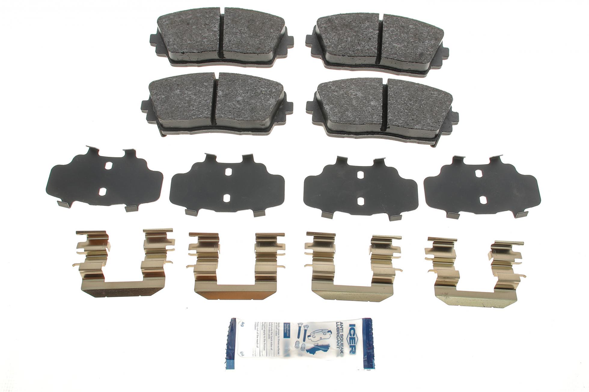 Тормозные колодки передние ICER для Dodge i10 07-/Kia Picanto/Ray 11- (182034)