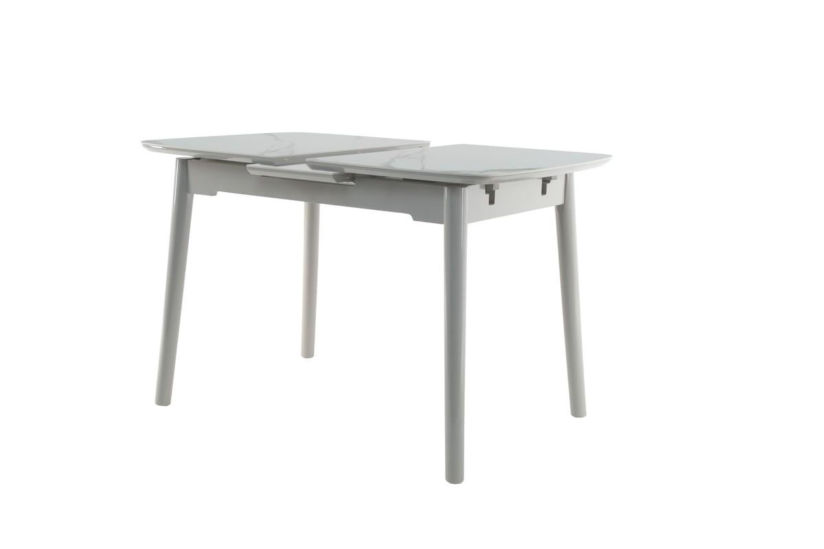 Стіл обідній розсувний Ветро 1100-1400x750x760 мм Каса вайт/Сірий (TМ-84) - фото 2 Стіл обідній розсувний Ветро 1100-1400x750x760 мм Каса вайт/Сірий (TМ-84) - фото 2