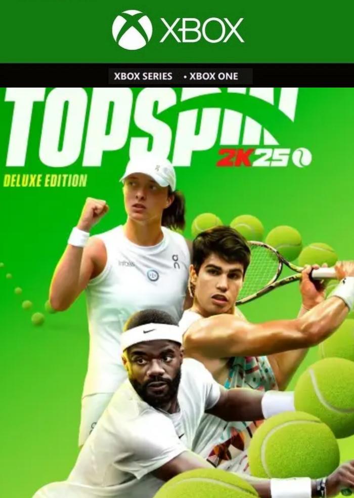 Ключ активации TopSpin 2K25 Deluxe Edition для Xbox One/Series S/X (88365077)