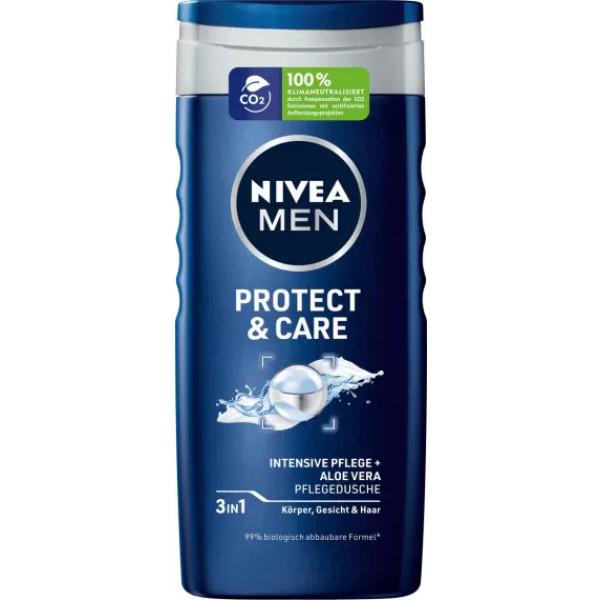 Гель для душу Nivea Men Protect & Care 3in1 250 мл