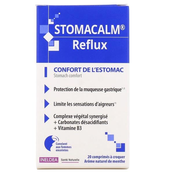Комплекс для пищеварения INELDEA SANTE NATURELLE Stomacalm Reflux Natural 20 Chewable табл. (23183883)