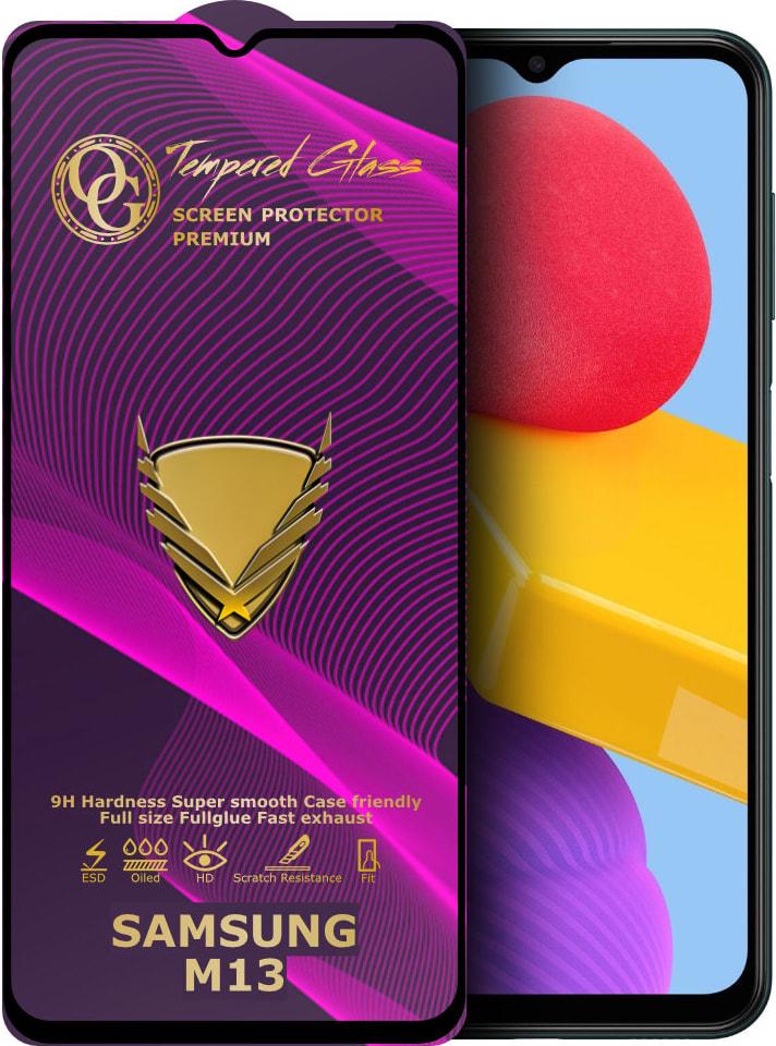 Стекло защитное GoldenArmor Samsung Galaxy M13 M135 Full Glue (32339)