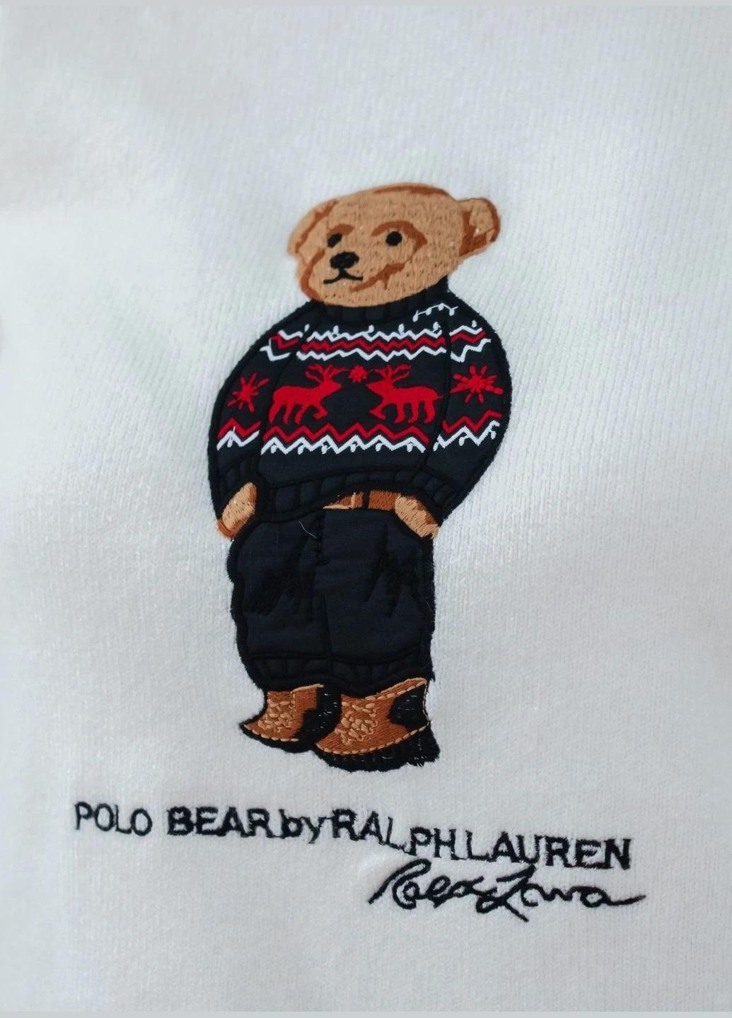 Светр жіночий Ralph Lauren POLO Bear PLR-3101 XL White - фото 7