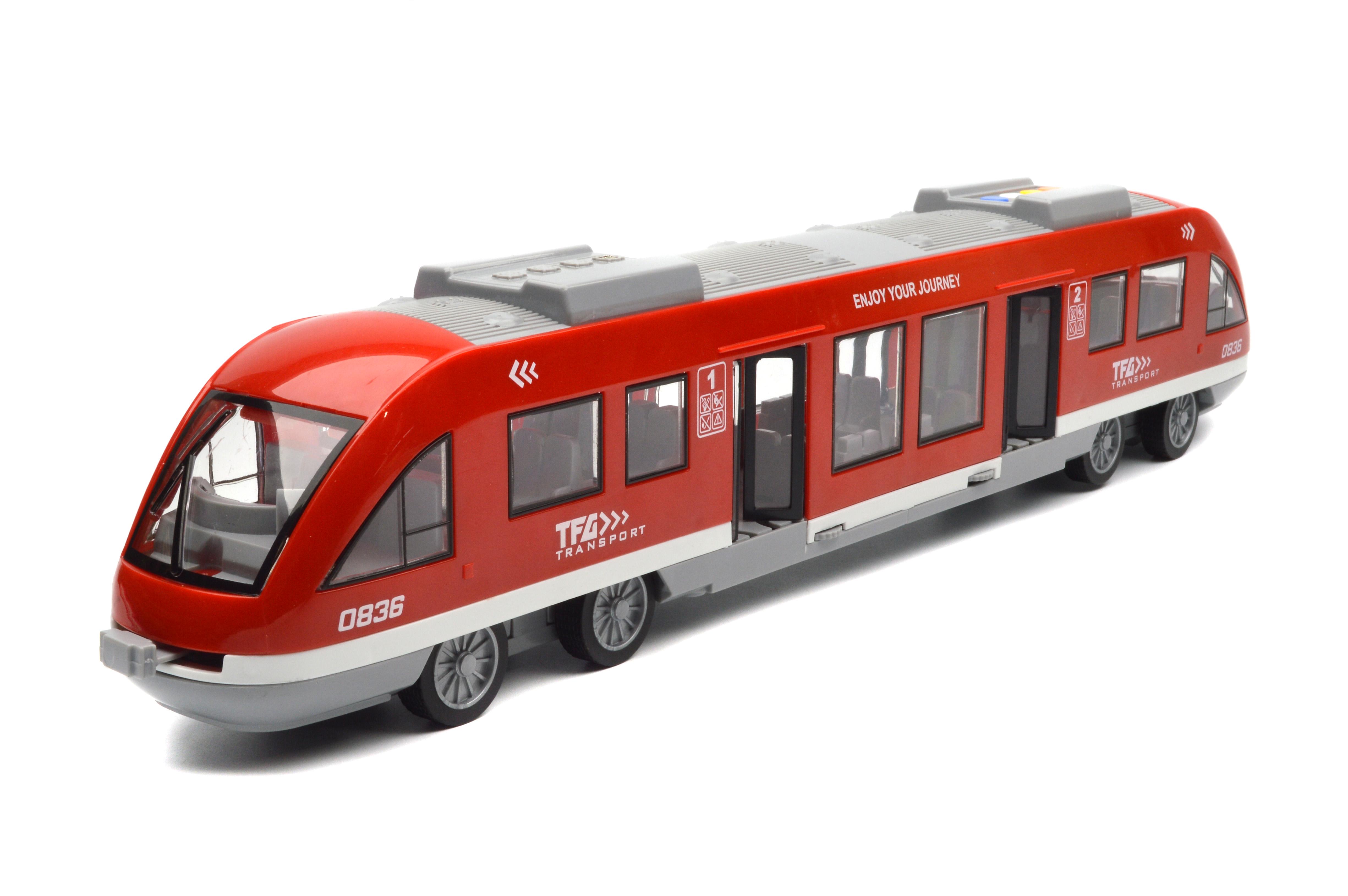 Игрушка скоростной поезд инерция/свет/звук/открывающаяся дверь (WY920B) - фото 4