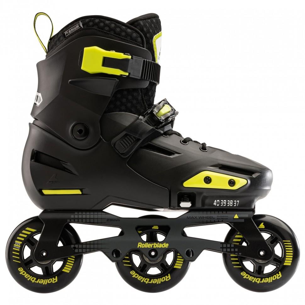 Ролики Rollerblade APEX 2023 р. 29-32 Black/Lime - фото 1