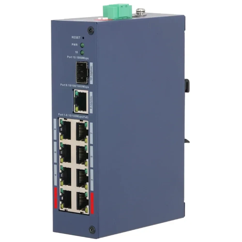 Коммутатор управляемый Dahua DH-CHS4110-8ET-110 PoE 10 портов (3103387532)