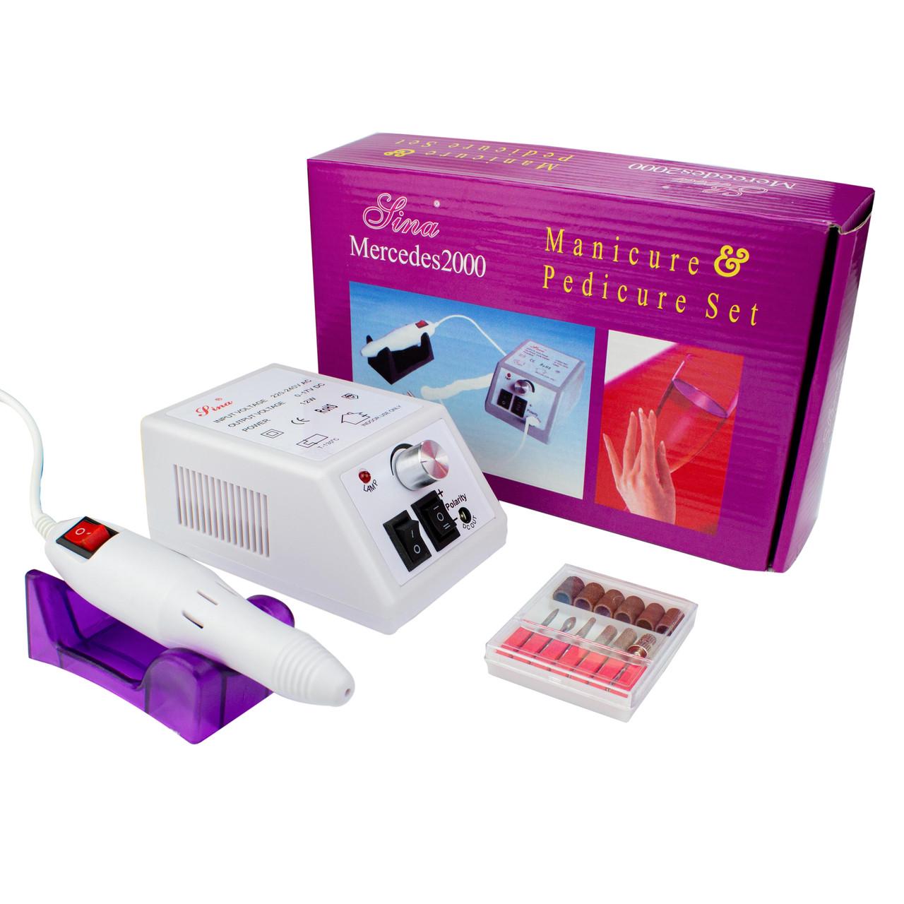 Фрезер для маникюра Lina Mercedes 12 W 20000 об/мин (6561337) - фото 5