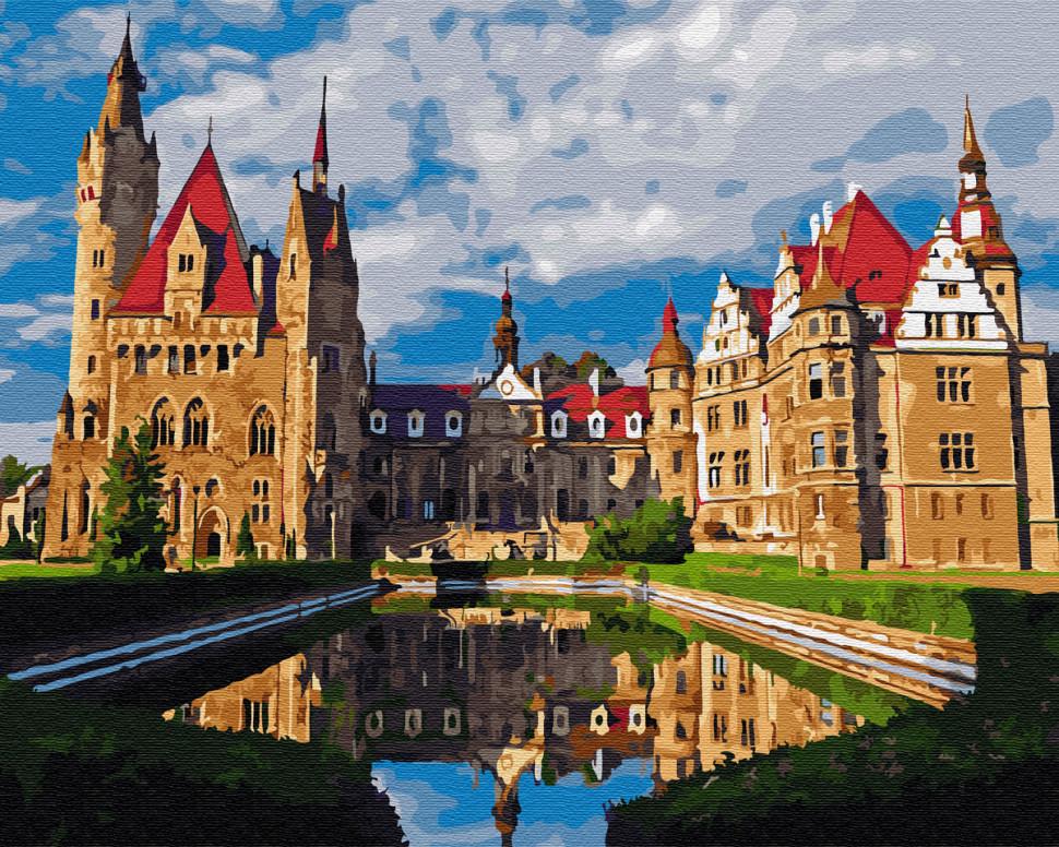 Картина по номерам Brushme Мошненский замок в Польше (GX33175)