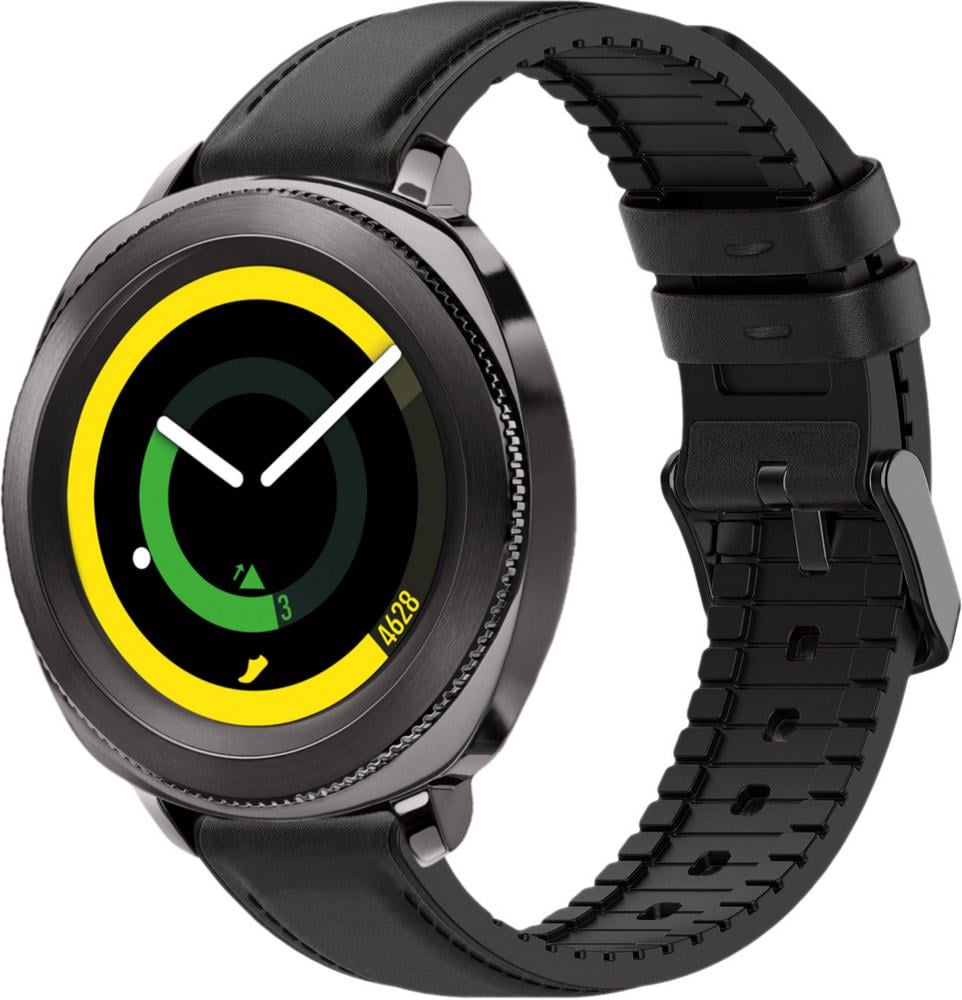 Ремешок кожаный Tamyx для Samsung Gear Sport Black (31590-2B) Ремешок кожаный Tamyx для Samsung Gear Sport Black (31590-2B)