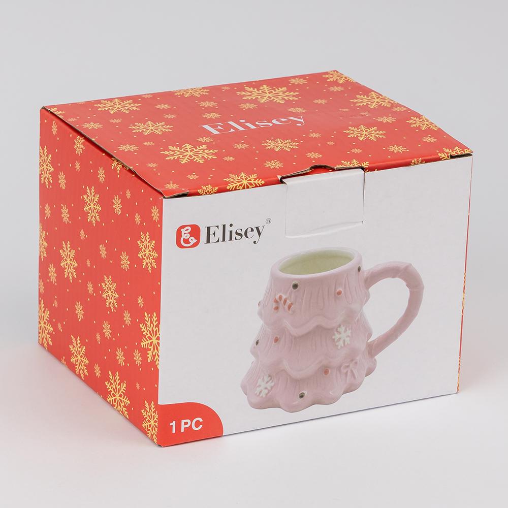 Чашка ялинка 400 мл Рожевий (6036-009) - фото 3 Чашка ялинка 400 мл Рожевий (6036-009) - фото 3