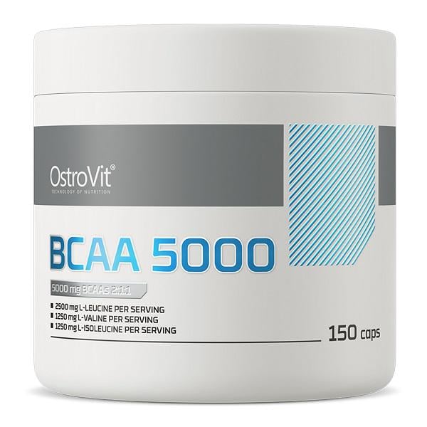 Аминокислота BCAA для спорта OstroVit BCAA 5000 мг 150 капс. (000020798)