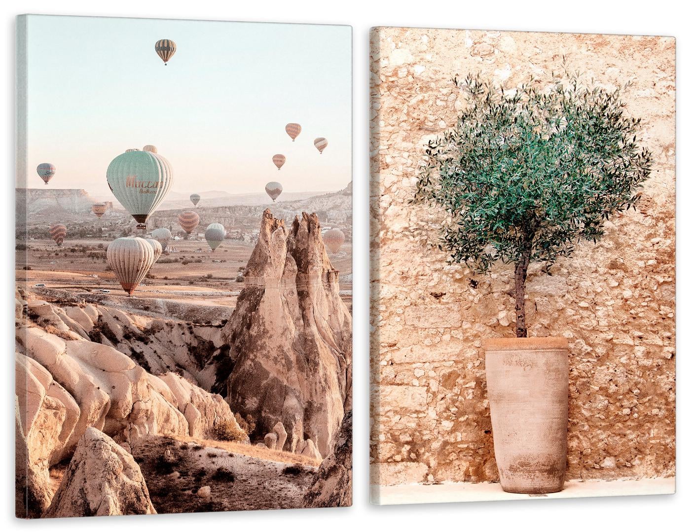 Картина модульная в гостиную/спальню Воздушный шар 120х170 см (TLV-2_010)