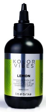 Окрашивающий гель для волос Inebrya Kolor Vibes Direct Color in Gel Lemon Лемон 150 мл
