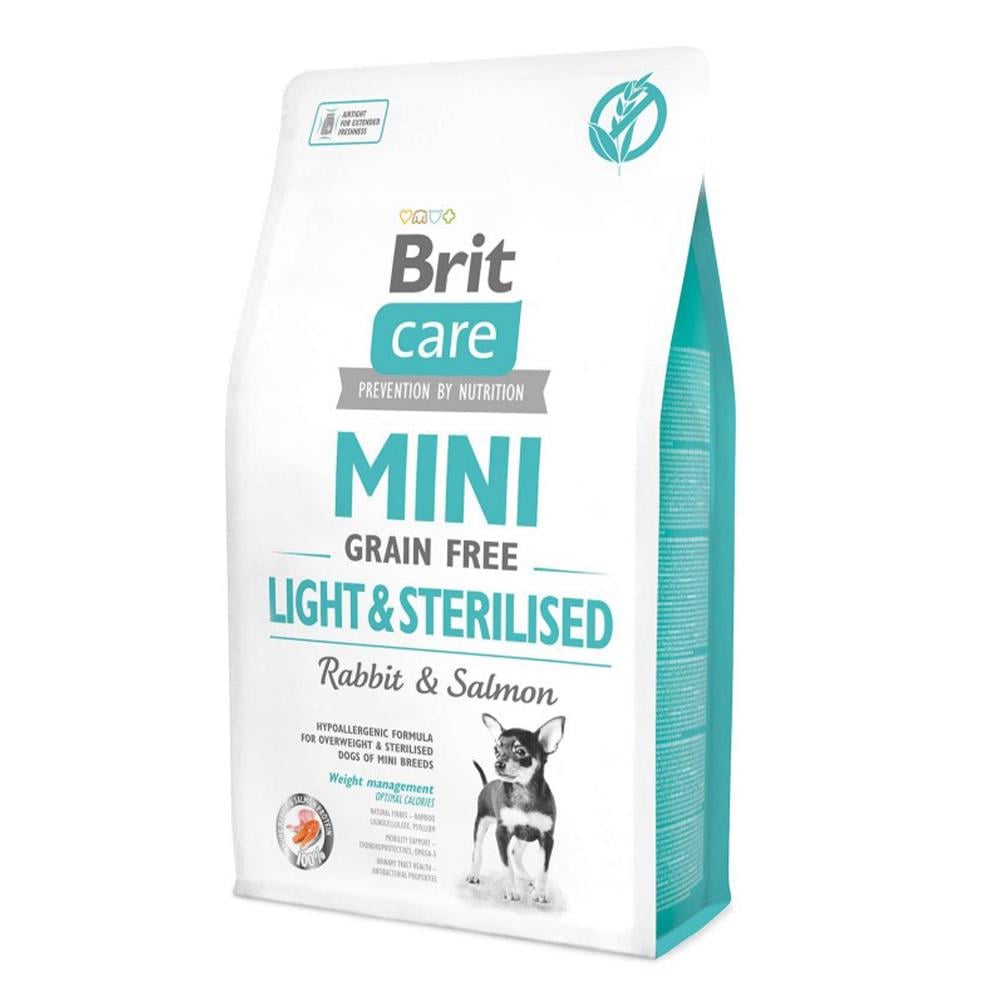 Сухой корм для собак Brit Care GF Mini Light & Sterilised - 2 кг