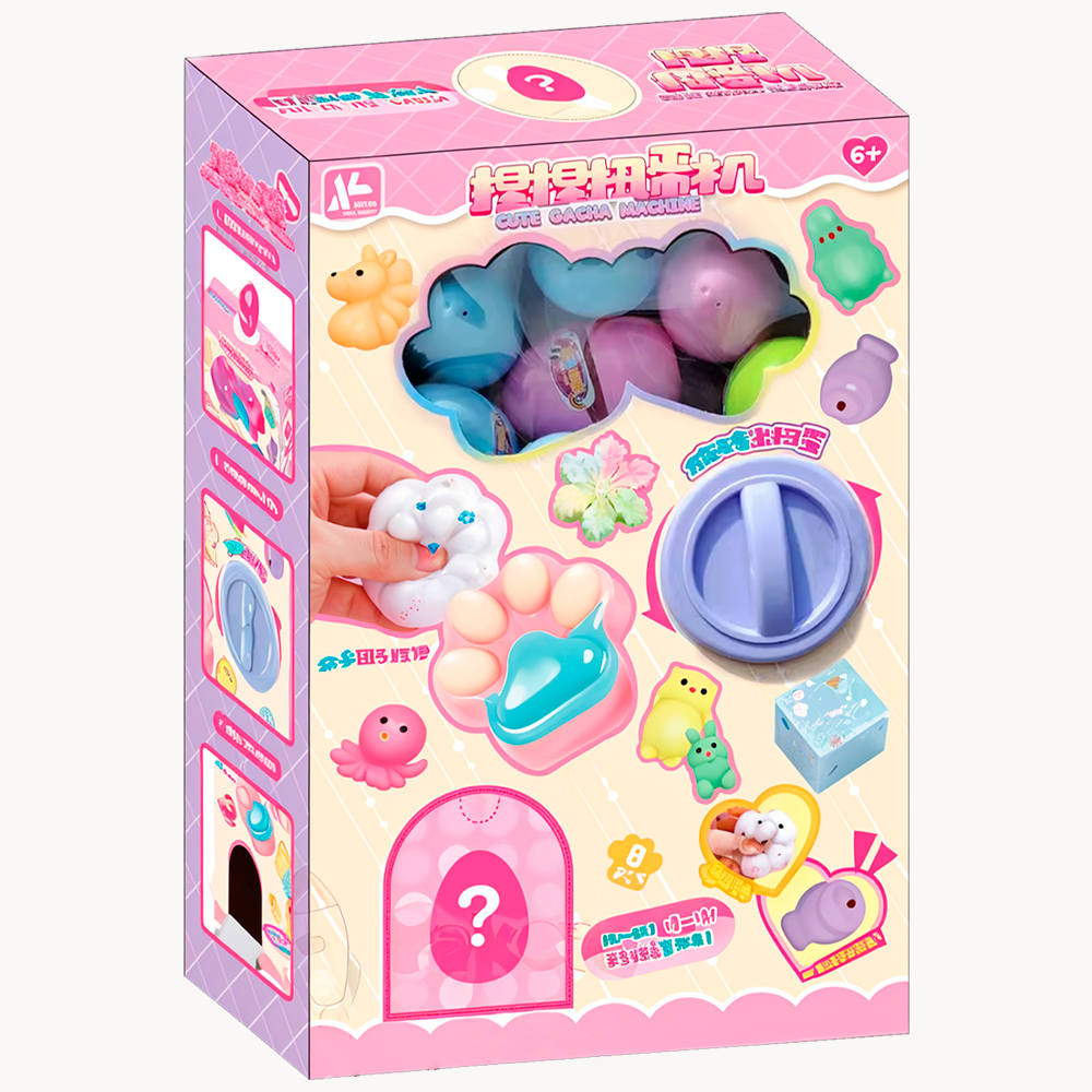 Автомат зі сквішами з 8 яйцями-сюрпризами (Skwish-8)