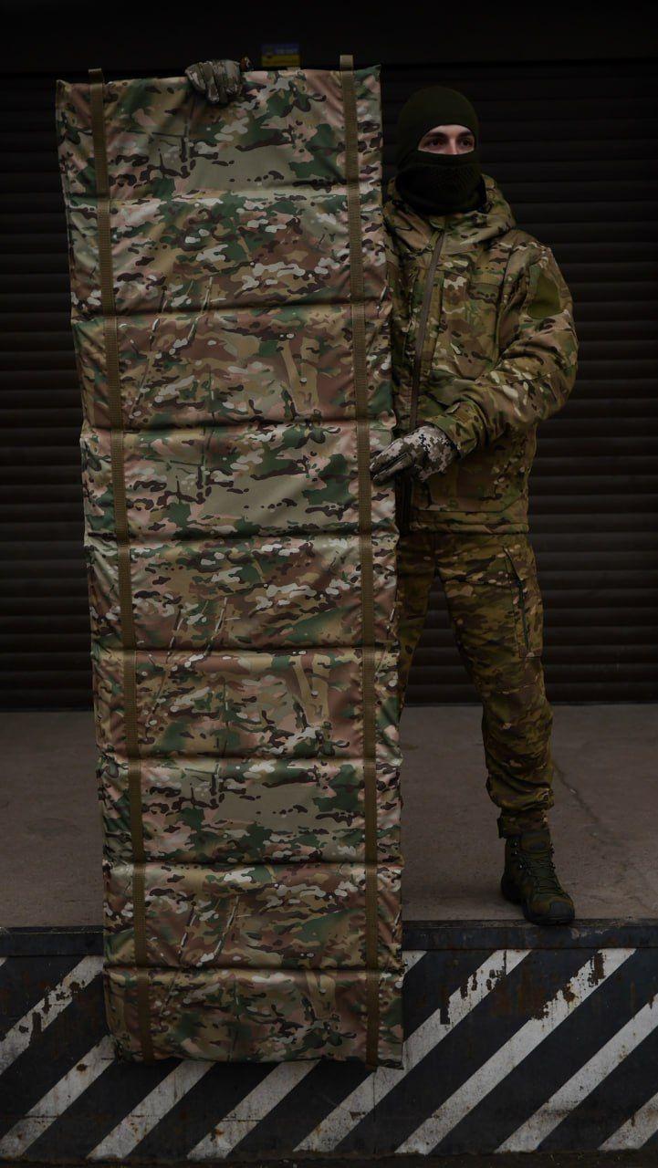 Каремат раскладной усиленный стропа 20 мм Мультикам (1960968202) - фото 4