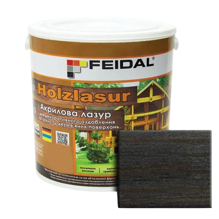 Лазурь акриловая Feidal Holzlasur 2,3 л Венге (1886455895)