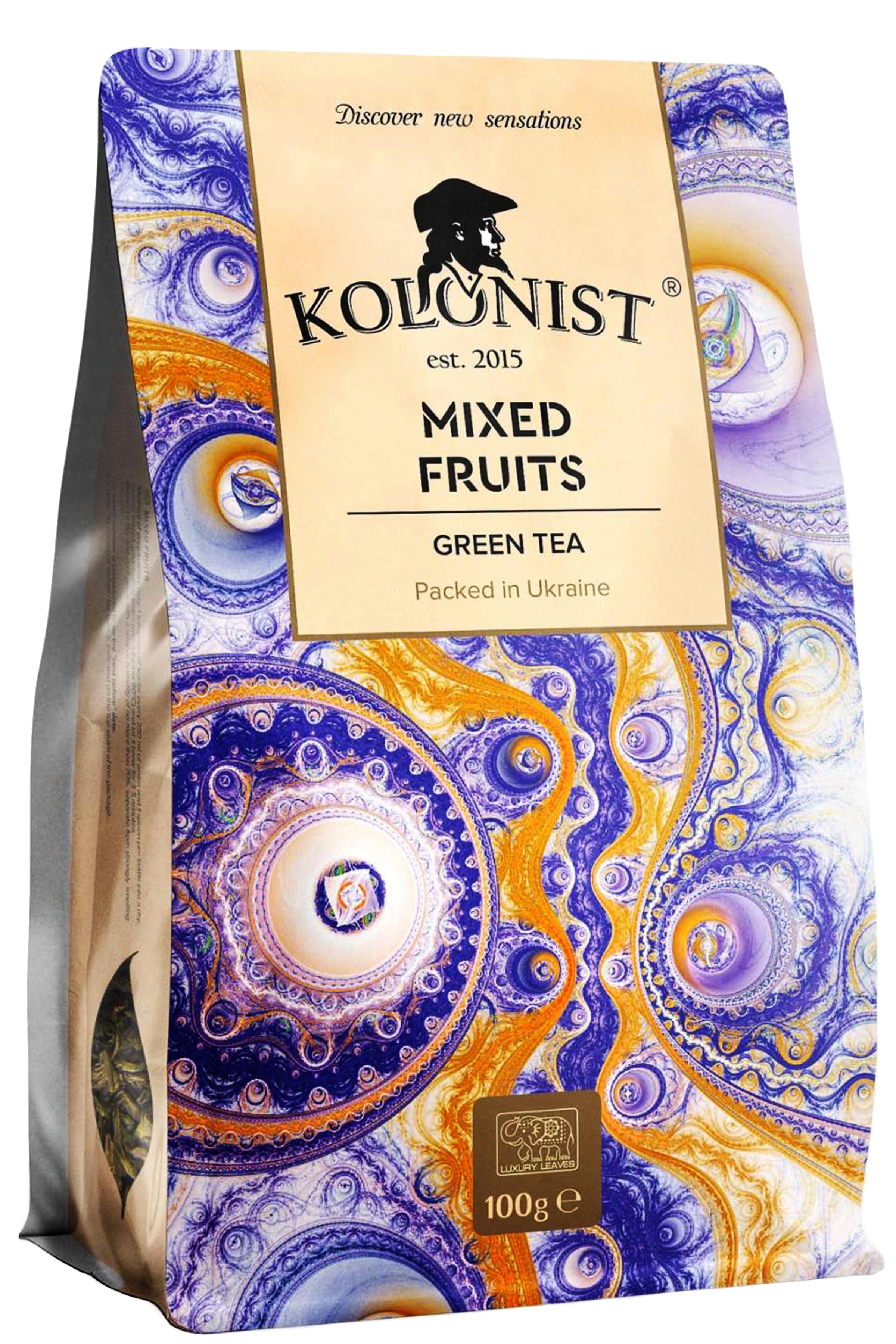 Чай зеленый Kolonist Фруктовый микс 100 г (58497)