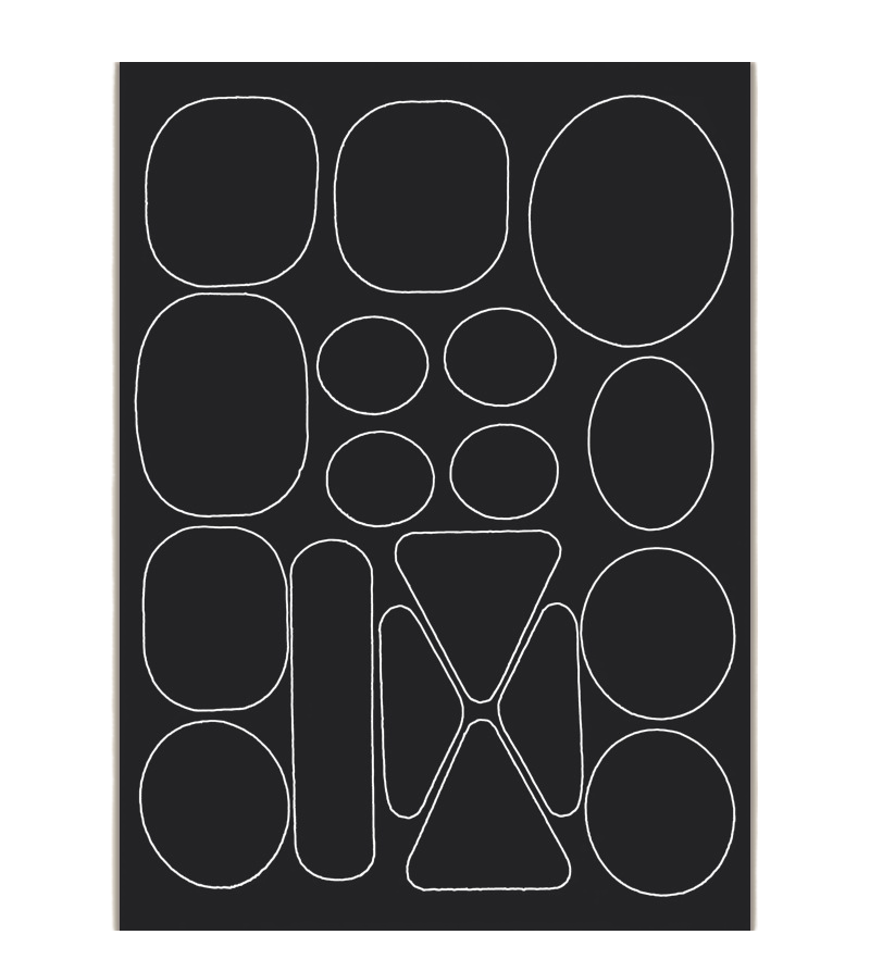 Набор фигурных заплат 18 шт.