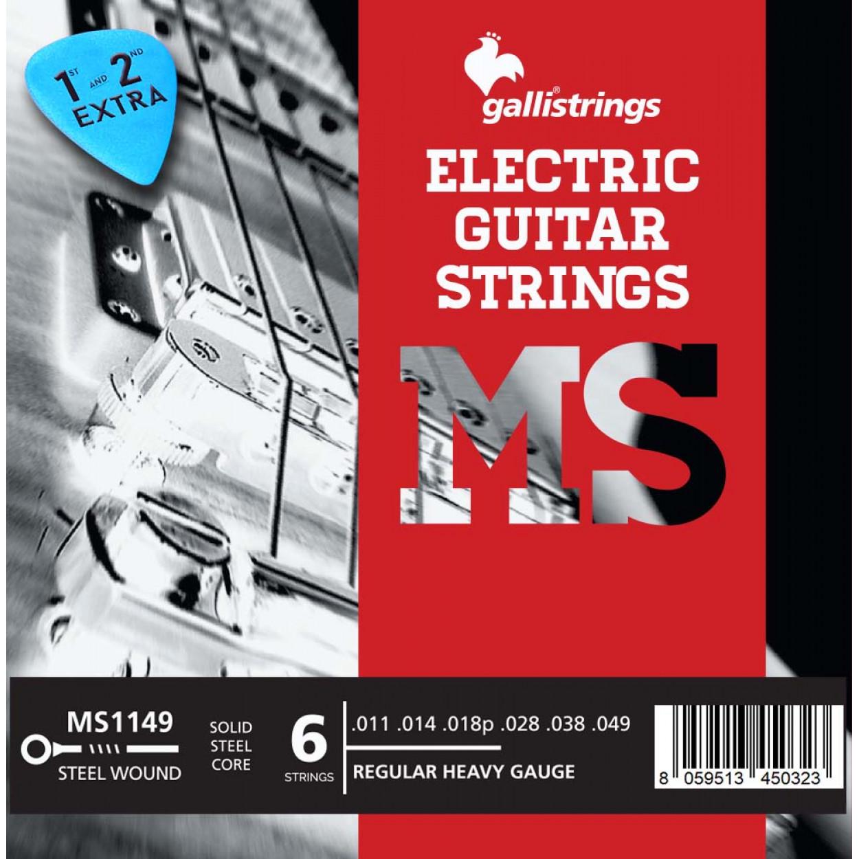 Струни для електрогітари GalliStrings MS1149 Regular Heavy (58957)